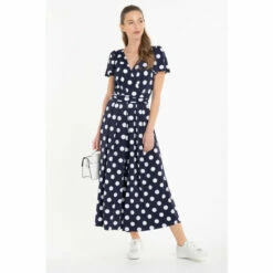 Jolie Moi Blue Devorah Culotte Jumpsuit -Jolie Moi Shop unnamed file 2161