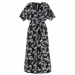 Jolie Moi Bianca Floral Print Black Jumpsuit -Jolie Moi Shop unnamed file 2183