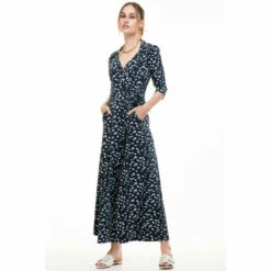 Jolie Moi Blue Melissa Print Shirt Jumpsuit -Jolie Moi Shop unnamed file 2211