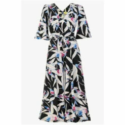 Jolie Moi Cara Black Leaf Print Wrap Jumpsuit 8 Jolie Moi Cara Black Leaf Print Wrap Jumpsuit -Jolie Moi Shop unnamed file 2222