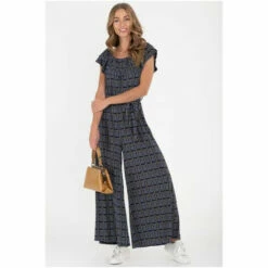 Jolie Moi Blue Ruffle Neck Jersey Jumpsuit 8 Jolie Moi Blue Ruffle Neck Jersey Jumpsuit -Jolie Moi Shop unnamed file 2235