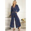 Jolie Moi Blue Giselda Animal Print Jumpsuit -Jolie Moi Shop unnamed file 2242