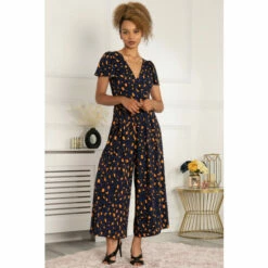 Jolie Moi Blue Devorah Cullotte Jumpsuit -Jolie Moi Shop unnamed file 2294