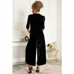 Jolie Moi D Ring Side Tie Velvet Black Jumpsuit 6 Jolie Moi D Ring Side Tie Velvet Black Jumpsuit -Jolie Moi Shop unnamed file 2307