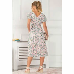 Jolie Moi Pink Kaylynn Wrap Mesh Dress -Jolie Moi Shop unnamed file 232