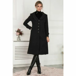 Jolie Moi Grey Cailyn Retro Flare Coat -Jolie Moi Shop unnamed file 2355