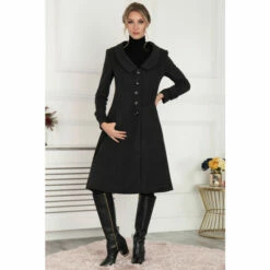 Jolie Moi Grey Cailyn Retro Flare Coat -Jolie Moi Shop unnamed file 2356