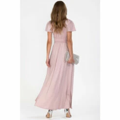 Jolie Moi Pink Cap Sleeve Jersey Maxi Dress -Jolie Moi Shop unnamed file 238