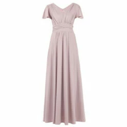 Jolie Moi Pink Cap Sleeve Jersey Maxi Dress -Jolie Moi Shop unnamed file 242