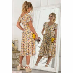 Jolie Moi Kaylynn Yellow Wrap Mesh Dress 6 Jolie Moi Kaylynn Yellow Wrap Mesh Dress -Jolie Moi Shop unnamed file 247