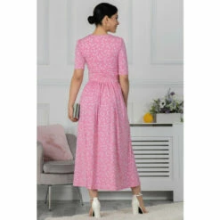 Jolie Moi Pink Lyanna Jersey Maxi Dress -Jolie Moi Shop unnamed file 304