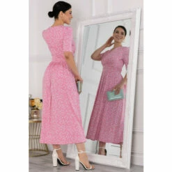 Jolie Moi Pink Lyanna Jersey Maxi Dress -Jolie Moi Shop unnamed file 305