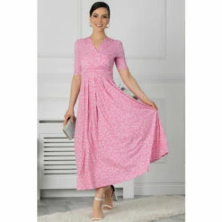 Jolie Moi Pink Lyanna Jersey Maxi Dress -Jolie Moi Shop unnamed file 307