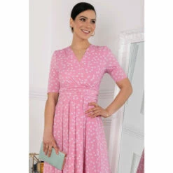 Jolie Moi Pink Lyanna Jersey Maxi Dress -Jolie Moi Shop unnamed file 308