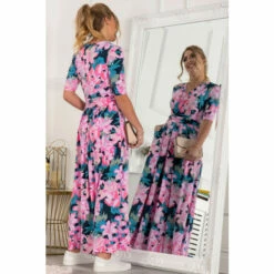 Jolie Moi Pink Freya Floral Print Maxi Dress -Jolie Moi Shop unnamed file 321