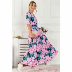 Jolie Moi Pink Freya Floral Print Maxi Dress -Jolie Moi Shop unnamed file 323