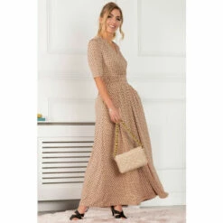 Jolie Moi Kendall Brown Wrap Front Maxi Dress 10 Jolie Moi Kendall Brown Wrap Front Maxi Dress -Jolie Moi Shop unnamed file 326