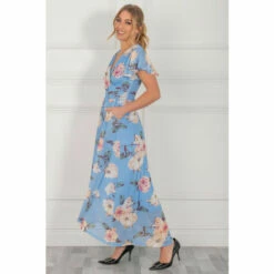 Jolie Moi Blue Eliza Dip Hem Mesh Maxi Dress 10 Jolie Moi Blue Eliza Dip Hem Mesh Maxi Dress -Jolie Moi Shop unnamed file 346