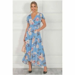 Jolie Moi Blue Eliza Dip Hem Mesh Maxi Dress 13 Jolie Moi Blue Eliza Dip Hem Mesh Maxi Dress -Jolie Moi Shop unnamed file 349