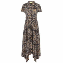 Jolie Moi V-Neck Hanky Maxi Brown Dress -Jolie Moi Shop unnamed file 36