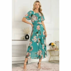 Jolie Moi Green Anaiah Mesh Maxi Dress -Jolie Moi Shop unnamed file 40