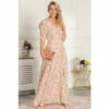 Jolie Moi Pink Puffy Sleeved Maxi Dress -Jolie Moi Shop unnamed file 457