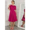 Jolie Moi Pink Sophia Button Collar Dress -Jolie Moi Shop unnamed file 462