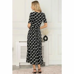 Jolie Moi Akayla Printed Jersey Maxi Black Dress -Jolie Moi Shop unnamed file 479