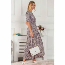 Jolie Moi Pink Kendall Wrap Front Maxi Dress -Jolie Moi Shop unnamed file 490