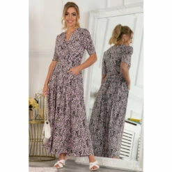 Jolie Moi Pink Kendall Wrap Front Maxi Dress -Jolie Moi Shop unnamed file 491