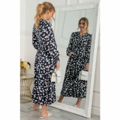 Jolie Moi Nancy Blue Long Sleeve Maxi Dress -Jolie Moi Shop unnamed file 505