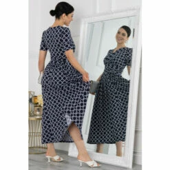 Jolie Moi Blue Kiera Wrap Front Maxi Dress -Jolie Moi Shop unnamed file 526