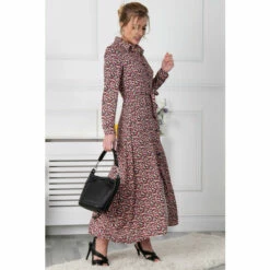 Jolie Moi Pink Lucia Print Shirt Maxi Dress 5 Jolie Moi Pink Lucia Print Shirt Maxi Dress -Jolie Moi Shop unnamed file 539