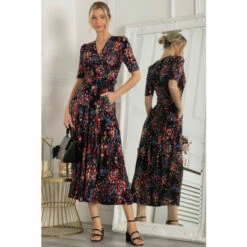 Jolie Moi Blue Asuka Jersey Maxi Dress -Jolie Moi Shop unnamed file 545