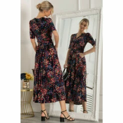 Jolie Moi Blue Asuka Jersey Maxi Dress -Jolie Moi Shop unnamed file 546