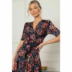 Jolie Moi Blue Asuka Jersey Maxi Dress -Jolie Moi Shop unnamed file 547