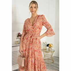 Jolie Moi Pink Geelan Tiered Hem Midi Dress 7 Jolie Moi Pink Geelan Tiered Hem Midi Dress -Jolie Moi Shop unnamed file 554