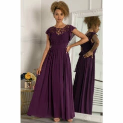 Jolie Moi Purple Crochet Lace Bodice Maxi Dress -Jolie Moi Shop unnamed file 564