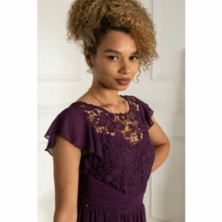 Jolie Moi Purple Crochet Lace Bodice Maxi Dress -Jolie Moi Shop unnamed file 566