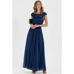 Jolie Moi Blue Basia Bridesmaid Lace Bodice Maxi Dress -Jolie Moi Shop unnamed file 590