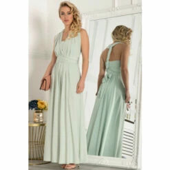 Jolie Moi Green Bridesmaid Multiway Maxi Dress -Jolie Moi Shop unnamed file 597