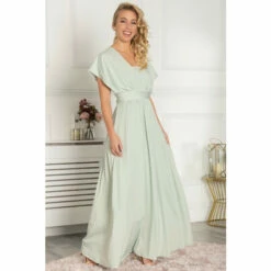 Jolie Moi Green Bridesmaid Multiway Maxi Dress -Jolie Moi Shop unnamed file 598