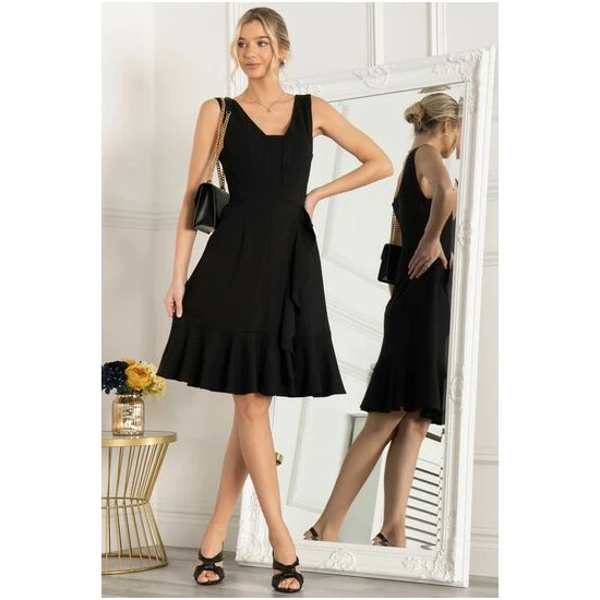 unnamed-file-661.jpg Jolie Moi Black Sonya Flounce Shift Dress -Jolie Moi Shop unnamed file 661