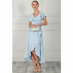 Jolie Moi Blue Vella Frill Wrap Maxi Dress -Jolie Moi Shop unnamed file 681
