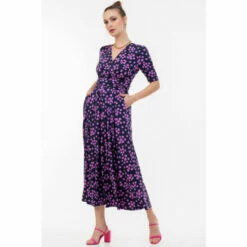 Jolie Moi Blue Print Jersey Maxi Dress -Jolie Moi Shop unnamed file 706