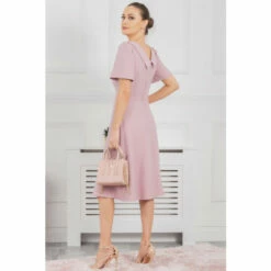 Jolie Moi Valery Pink Button Collar Dress 6 Jolie Moi Valery Pink Button Collar Dress -Jolie Moi Shop unnamed file 719