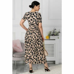 Jolie Moi Kiera Brown Wrap Front Maxi Dress -Jolie Moi Shop unnamed file 744