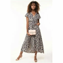 Jolie Moi Lola Pink Wrap Dip Hem Maxi Dress -Jolie Moi Shop unnamed file 769