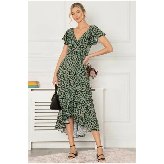 unnamed-file-781.jpg Jolie Moi Green Luciana Frilly Dipped Hem Dress -Jolie Moi Shop unnamed file 781