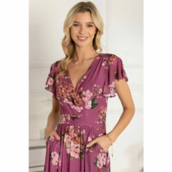 Jolie Moi Purple Eliza Dip Hem Mesh Maxi Dress -Jolie Moi Shop unnamed file 79